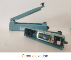 elevación frontal
