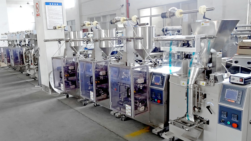 Proceso de máquina de embalaje