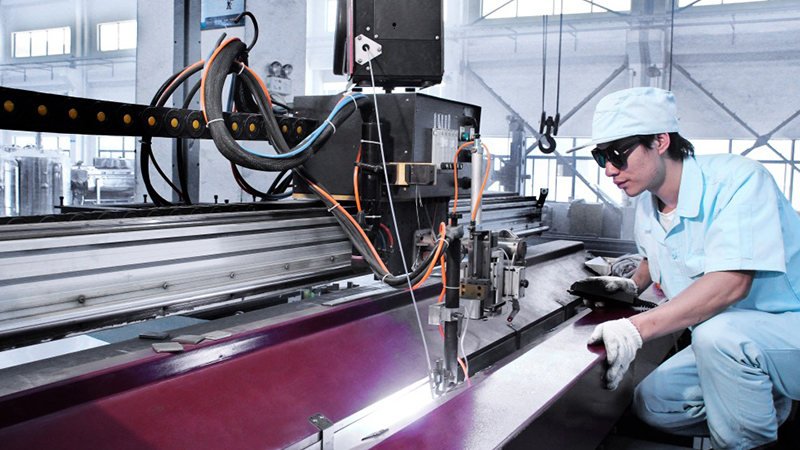 Proceso de máquina de embalaje