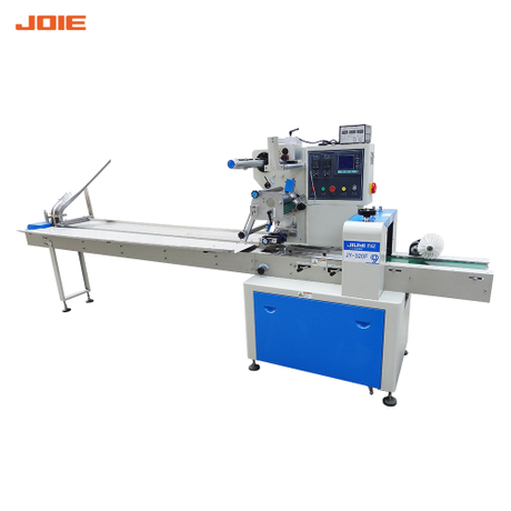 Máquina automática de envoltura de flujo para rodamientos